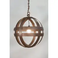 Barrelatelier Hanglamp "Savoie" 50cm / gepatineerd