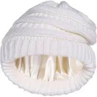 Somstyle Beanie Muts - Voor Heren & Dames - Wintermuts - Wit
