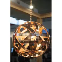 Barrelatelier Hanglamp "Bergerac" 50cm / Koper