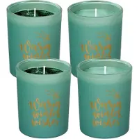 Spaas Geurkaars in Glas 'Warm Winter Wishes' - Forest Breeze - circa 45u - 4 kaarsen