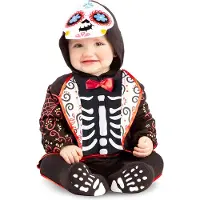 MOM Baby Day Of The Dead Costume Veelkleurig 12-24 Months Kinderen