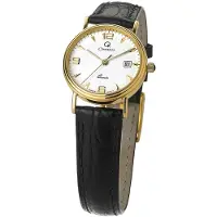 Orphelia MON-7083/1 Horloge - Leer - Zwart - Ø 25 mm