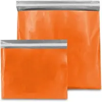 Artipack Verzendzakken - Oranje - 50 x 46 cm (L) - 100 micron Plastic (Kleding - Webshop Zakken) - 20 stuks