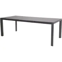 Lesli Living Tuintafel Mojito Ceramic nuance 220x100 cm - antraciet