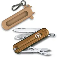 Victorinox Classic SD Zakmes met Siliconen Hoes – Chocolate Fudge