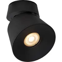 Lucide Plafondspot Trigono - Zwart - 10,5cm - Gu10