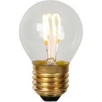 Lucide G45 - Filament lamp - Ø 4,5 cm - LED Dimbaar - E27 - 1x3W 2700K - Transparant