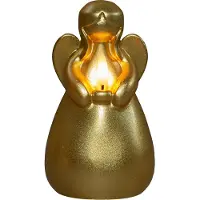 Coen Bakker LED Stompkaars Ange Engel Goud D 8 H 14,5 Cm