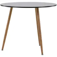 Venture Home Polar eetkamertafel Ø90cm zwart.