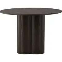 Venture Home Olivia eetkamertafel Ø110cm bruin.