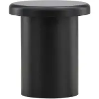 Ebuy24 Namsos salontafel , bijzettafel Ø40cm zwart.