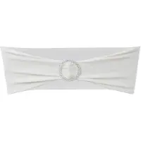 vidaXL Decoratief stoellint met een diamant 25 stuks (creme)
