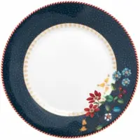 Pip studio Gebaksbord Berry Blues Blue 17 cm (Set van 6)