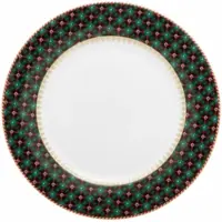 Pip studio Ontbijtbord Clover Green 23 cm (Set van 6)