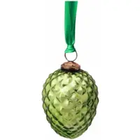 Pip studio Kerstornament Glass Cone Light Green 10 cm (Set van 4)