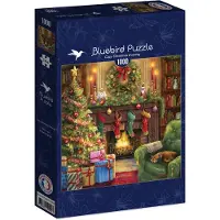 Bluebird Puzzle Cozy Christmas Evening Puzzel 1000 stukjes
