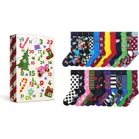 Happy socks Sokken 'Adventskalender' gemengde kleuren