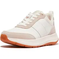 Original Brands F-Mode Flow Sneaker - Nylon & Suede Mix Dames Sneakers - Wit