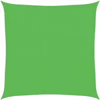 vidaXL Zonnezeil 160 g/m² 3x3 m HDPE lichtgroen