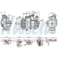 Nissens Airco-compressor 890919