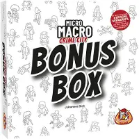 White goblin games MicroMacro - Crime City - Bonus Box