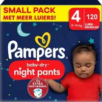 Pampers Baby-Dry Night Pants - Maat 4 - 120 Luierbroekjes