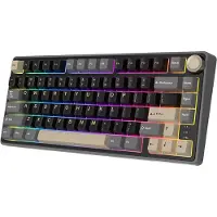 Royal Kludge RKR75 - RGB Mechanisch Gaming Toetsenbord - Foam Touch - Hot Swappable Switch - Phantom - Brown Switches - Inclusief Stofkap