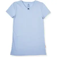 Little label - zomer nachthemd - blauw ajour - bio katoen - 4Y/98-104