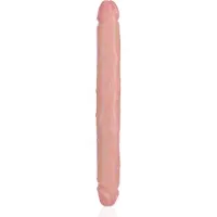 Realrock Dubbele Dunne Dildo 30.5 cm - Zwart