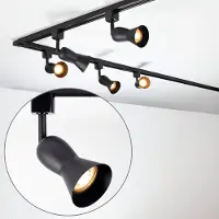 LumenXL Modern 1-fase railsysteem van 3 meter met Elle spots - plafond spots