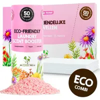 Mr. Green Mind Was combinatie Wasstrips + Wasparels Flower Forest - Wasmiddel - Wasstrips - Wasmiddeldoekjes - Wasparfum proefpakket