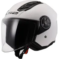 LS2 OF616 Airflow II Solid Gloss Wit 06 Jethelm Maat XS