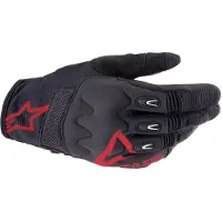 Alpinestars Techdura Handschoenen Vuurrood Zwart Maat S