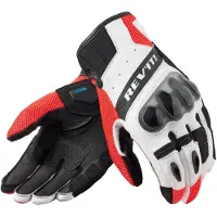 REV'IT! REV’IT! Ritmo Zwart Neon Rood Handschoenen Maat XL