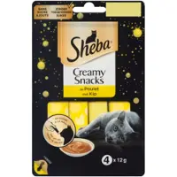 Sheba Creamy Snacks Kip Multipack 4 x 12 gr