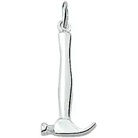 Trendjuwelier huiscollectie Hanger Zilver Klauwhamer