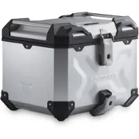 SW-Motech TRAX ADV topkoffer systeem - Zilver. Ducati DesertX (22-) / Rally (23-).