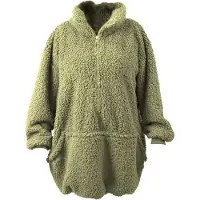 Unique living hoodie willow tea green -70x87cm