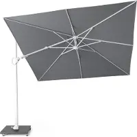 Platinum Challenger T2 premium zweefparasol 300x300 cm witte mast manhattan