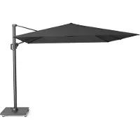 Platinum Zweefparasol Challenger T1 premium 3x3 meter Faded Black zonwering