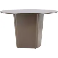 Ebuy24 Santa Fe tuintafel Ø120 bruin.