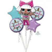My Dream Day folieballonpakket L.O.L. Surprise! roze/blauw 5-delig