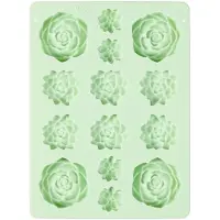 Wilton Siliconen Mal - Vetplantjes - Bakvorm voor Mini Cakes, Muffins en Koekjes
