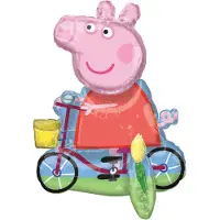 Amscan - Peppa Pig - Folie tafel ballon - 1 stuks - Leeg.