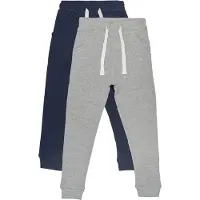 Minymo Broek donkerblauw / grijs