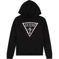 GUESS Sweatshirt zwart / zilver