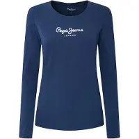 Pepe Jeans Shirt 'New Verginia' donkerblauw / wit