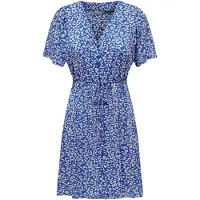 ONLY Jurk 'ONLEvida' blauw / wit