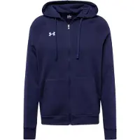 Under Armour Sportsweatvest 'Rival' donkerblauw / wit