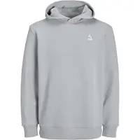 Jack & Jones Sweatshirt 'JCOTRIANGLE' limoen / antraciet / stone grey / offwhite